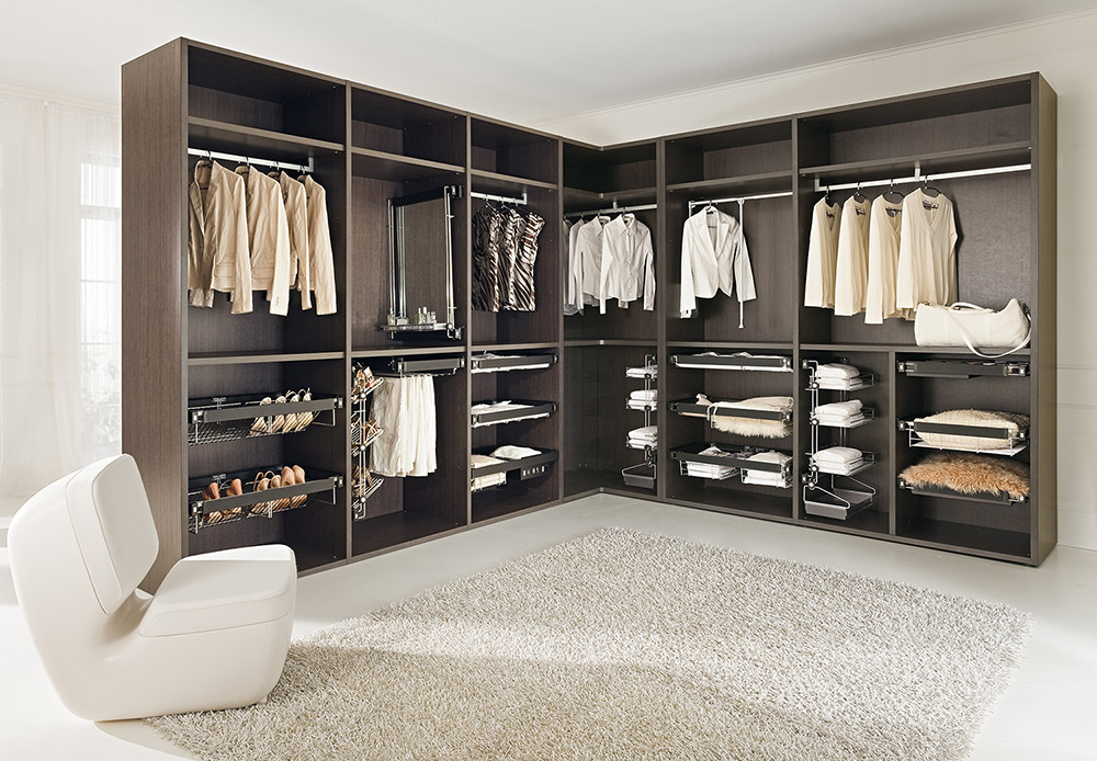 Begehbare Garderobe