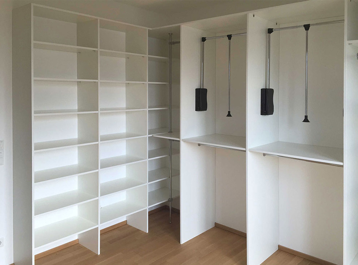 begehbare Garderobe